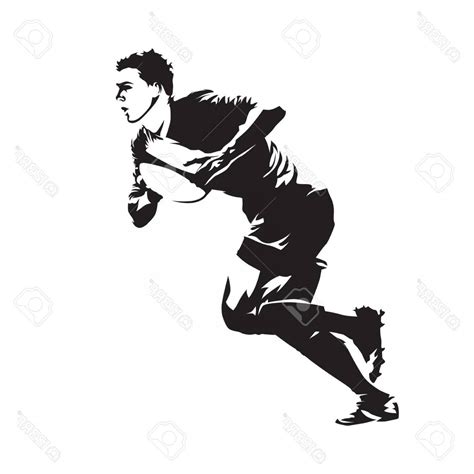 Rugby Player Vector at Vectorified.com | Collection of Rugby Player ...