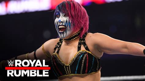 Asuka shows off new look in Royal Rumble return: WWE Royal Rumble 2023 highlights - YouTube