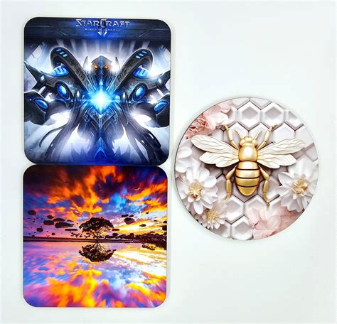 Sublimation Blanks : Super Glossy 3mm Single Sided Coasters Sublimation ...