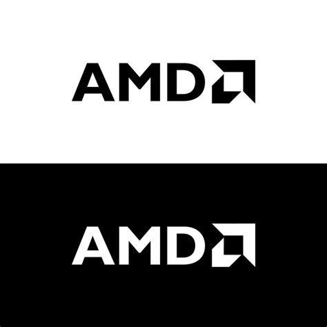 amd logo vector, amd icon free vector 19136430 Vector Art at Vecteezy