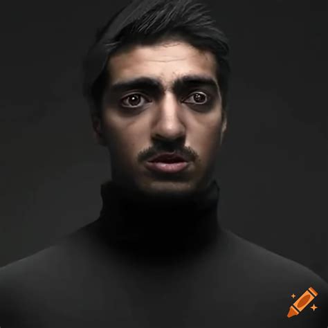 Portrait of an angry it worker named hussain on Craiyon