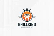 Grill King Logo Template | Branding & Logo Templates ~ Creative Market