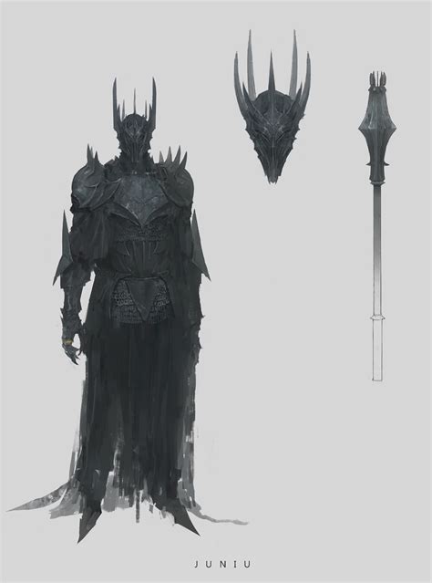 ArtStation - Sauron, Ben Juniu Fantasy Armor, Medieval Fantasy, Medieval Armor, High Fantasy ...