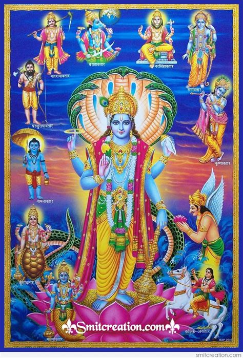 Bhagwan Shri Hari Vishnu Ke 10 Chamatkari Mantra - SmitCreation.com