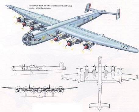 Focke-Wulf Ta 400 (Amerika Bomber): Photos, History, Specification