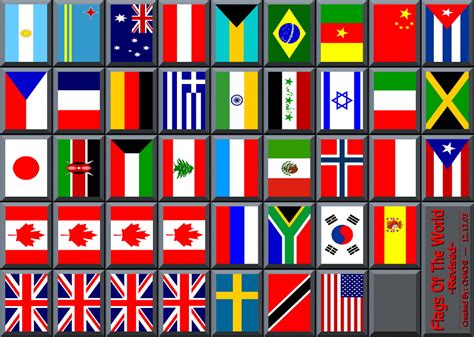 Flags Around The World Printables