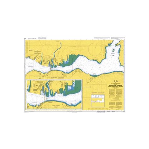 Nautical chart Admiralty - 4964 - Vancouver Harbour Central Portion ...