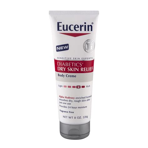 Eucerin Diabetics' Dry Skin Relief Body Creme, 8.0 OZ - Walmart.com