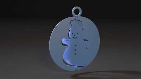 3D christmas toy snowman model - TurboSquid 1483378