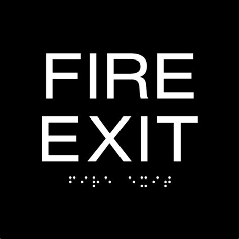 FIRE EXIT Sign | LABORLAWHRSIGNS