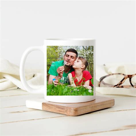 Personalized Photo Mug Father's Day Custom Photo Mug | Etsy