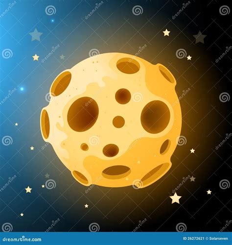 Vector Moon Rock stock vector. Illustration of happy - 26272621