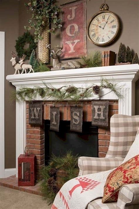 20+ Christmas Chimney Decoration Ideas