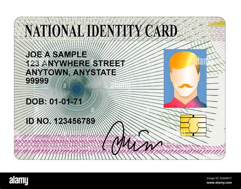 National identity card Stock Photo - Alamy