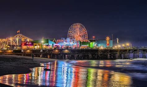 Santa monica beach/pier | Santa monica beach pier, Santa monica, Santa monica pier