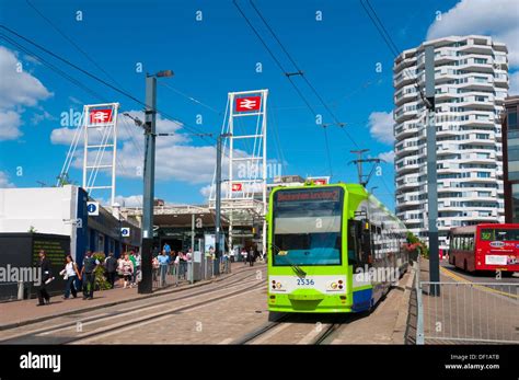 Croydon east train station tram hi-res stock photography and images - Alamy