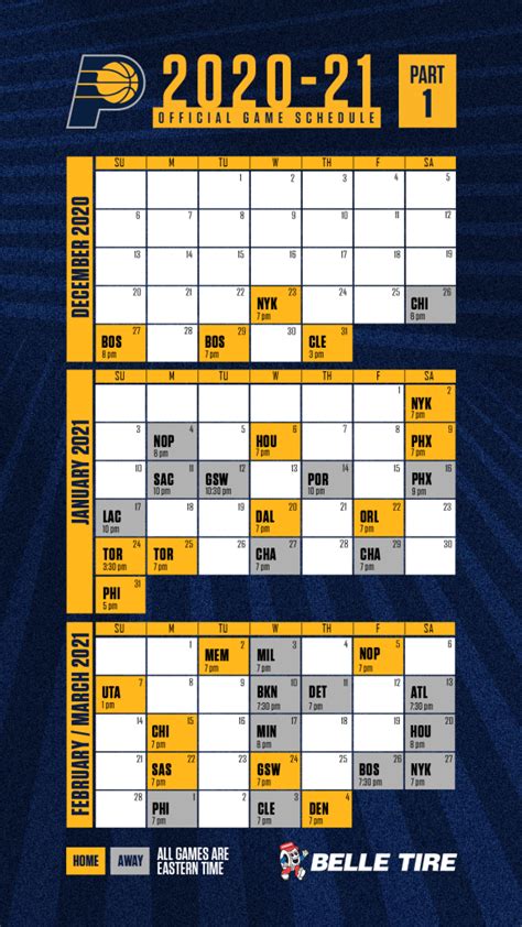 Pacers Printable Schedule - Printable Schedule