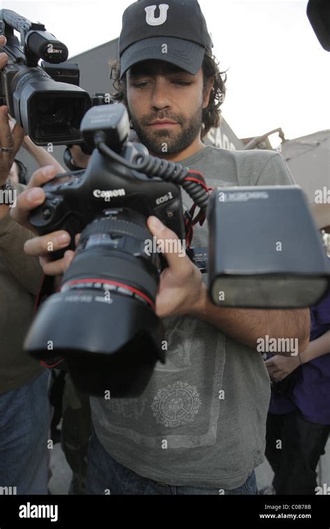 Adrian Grenier filming a documentary on how Celebrities need Paparazzi. He also tries his hand ...