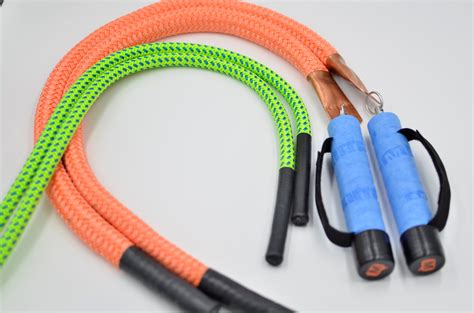 Mute Sports Split Ropes™ Seated Adaptive Jump Rope CALF 4 oz. per side and BULL Split Ropes 8 oz ...