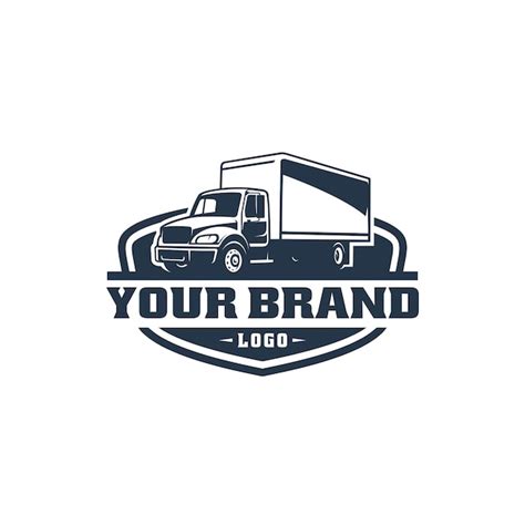 Premium Vector | Freight truck delivery and cargo truck logo vector