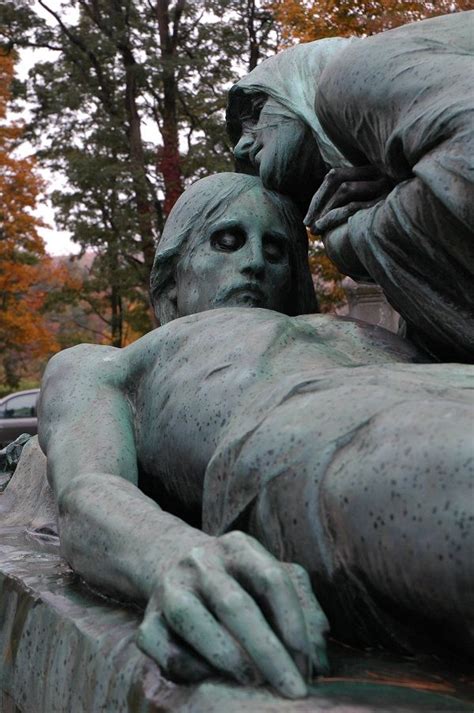 The New England Grimpendium: Green Mount Cemetery | Cemetery statues ...