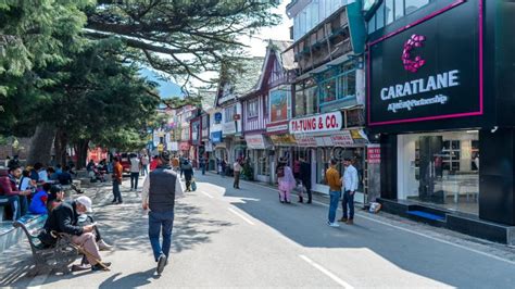 Mall Road, Shimla editorial image. Image of urban, tourism - 272674425