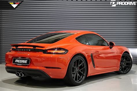 Saphire Orange Porsche Cayman Boasts Dark Smoke Headlights — CARiD.com ...