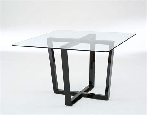 Glass Top Dining Table with Original Base Image 13 - Modern Block Glass Dining Table | Glass ...