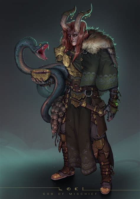 a character from the video game dragon age, holding a snake in his hand ...