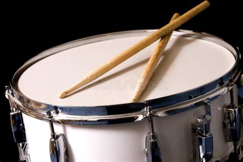 Snare Drum and Drum Sticks stock photo. Image of music - 10617210