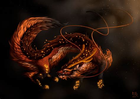 Hybrid Challenge: Chinese Dragon + Red Fox by May-Romance on DeviantArt