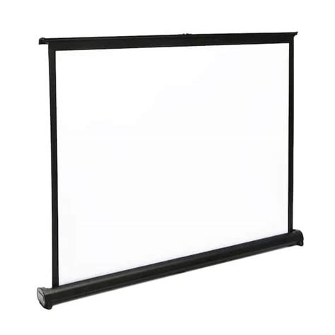 ProHT 50 in. Foldable Table Top Portable Projection Screen, 16:9 Ratio ...