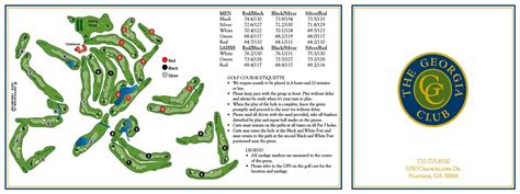 The Georgia Club | Golf ScoreCards, Inc.