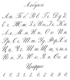 Russian cursive - Wikipedia