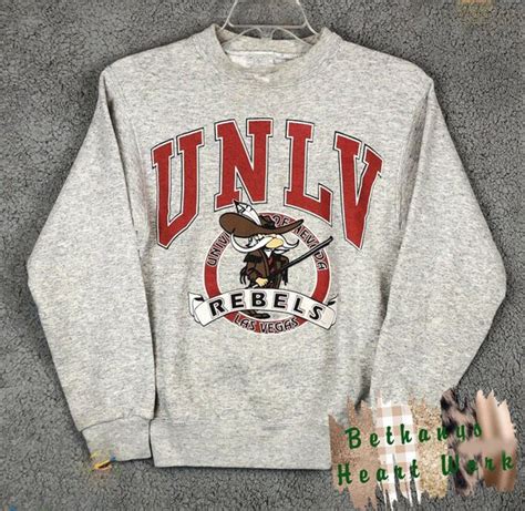 Vintage NCAA UNLV Rebels Mascot Logo Shirt UNLV Runnin' - Etsy