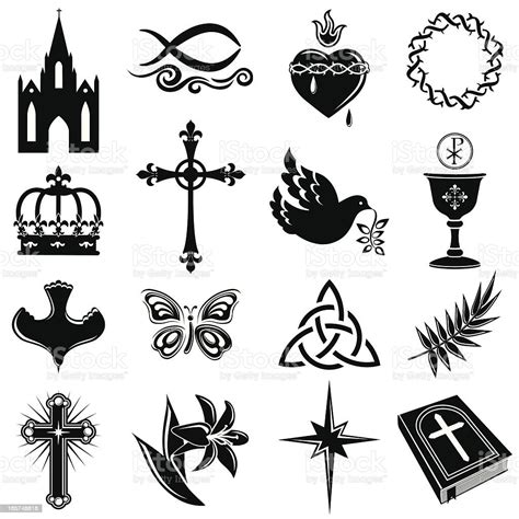 Christian Symbols Stock Illustration - Download Image Now - iStock