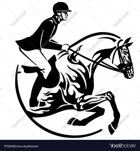 Horse Jumping Vector at Vectorified.com | Collection of Horse Jumping ...