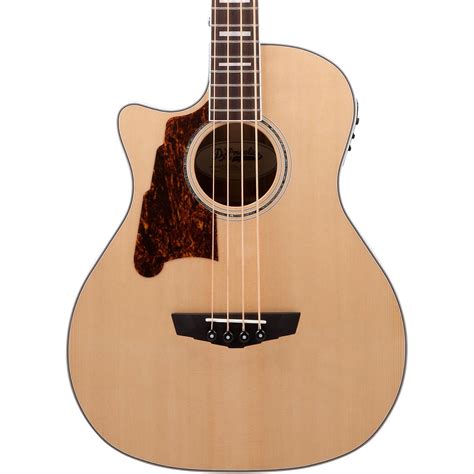 D'Angelico Premier Mott Left Handed Acoustic-Electric Bass Guitar ...