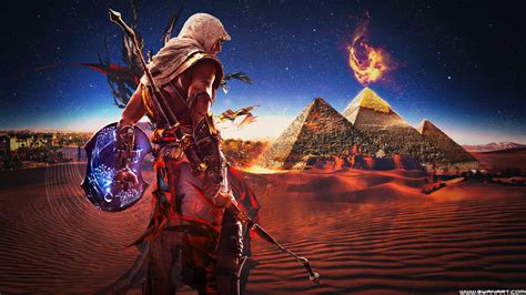 Assassins Creed, Pyramid, Video games, Fan art, Assassin&s Creed: Origins Wallpapers HD ...