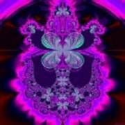 Neon Butterflies and Rainbow Fractal 137 Digital Art by Rose Santuci-Sofranko | Fine Art America