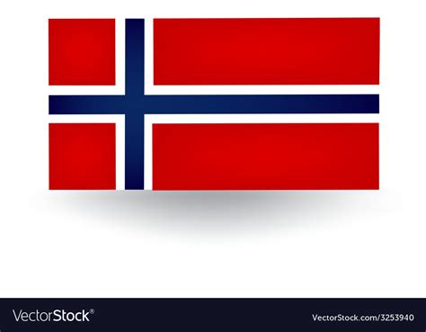 Norwegian Flag Royalty Free Vector Image - VectorStock