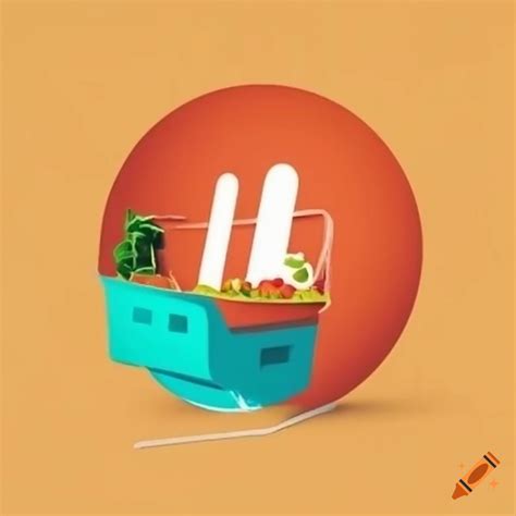 A creative supermarket logo design on Craiyon