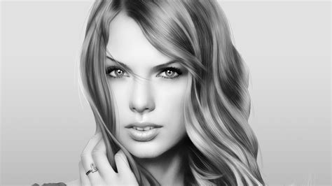 Taylor Swift Digital Painting Wallpaper,HD Music Wallpapers,4k Wallpapers,Images,Backgrounds ...