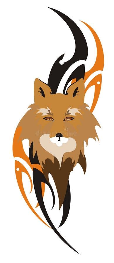 Fox head stock vector. Illustration of animal, design - 30668932