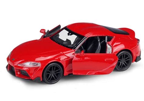 1:36 Scale Welly Kids Red Diecast Toyota Supra Toy [NB4T438] : EZBUSTOYS.COM