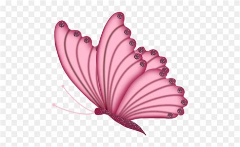 Light Pink Butterfly Clip Art - Pink Butterflies Clipart - Free ...