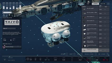 Starfield ship customization options, parts, and building explained