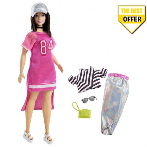 20% OFF NOW! Use Code: GT-20-OUT Barbie FRY81 Fashionistas Doll 101 Sporty Chic, Multi-Colour ...