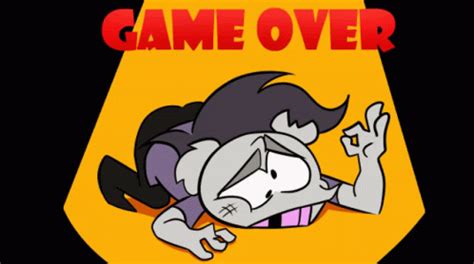 Pandibox Game Over GIF - Pandibox Game Over Cartoon - Discover & Share GIFs