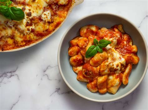 Gnocchi Alla Sorrentina (Baked Gnocchi With Tomato and Mozzarella) Recipe